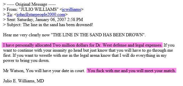 Dr. Julio Williams MD, Rishi Devra, Devra West, Devra Patton West